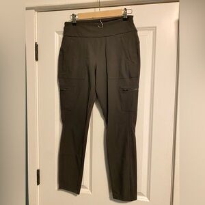 Athleta dark gray cargo stretchy joggers. (Lots of pockets!)